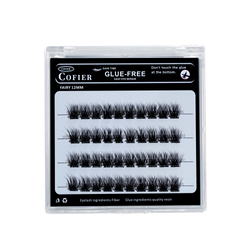 Cofier 免膠睫毛簇 40 片 按壓式自黏睫毛 長度統一 10/12/14mm 輕鬆打造自然妝容 適合新手